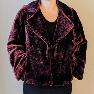 Nanette Lepore Textured Velvet Coat